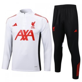 Liverpool Kit sweat-shirt d'entraînement Blanche 2025-26 Quart-Zip